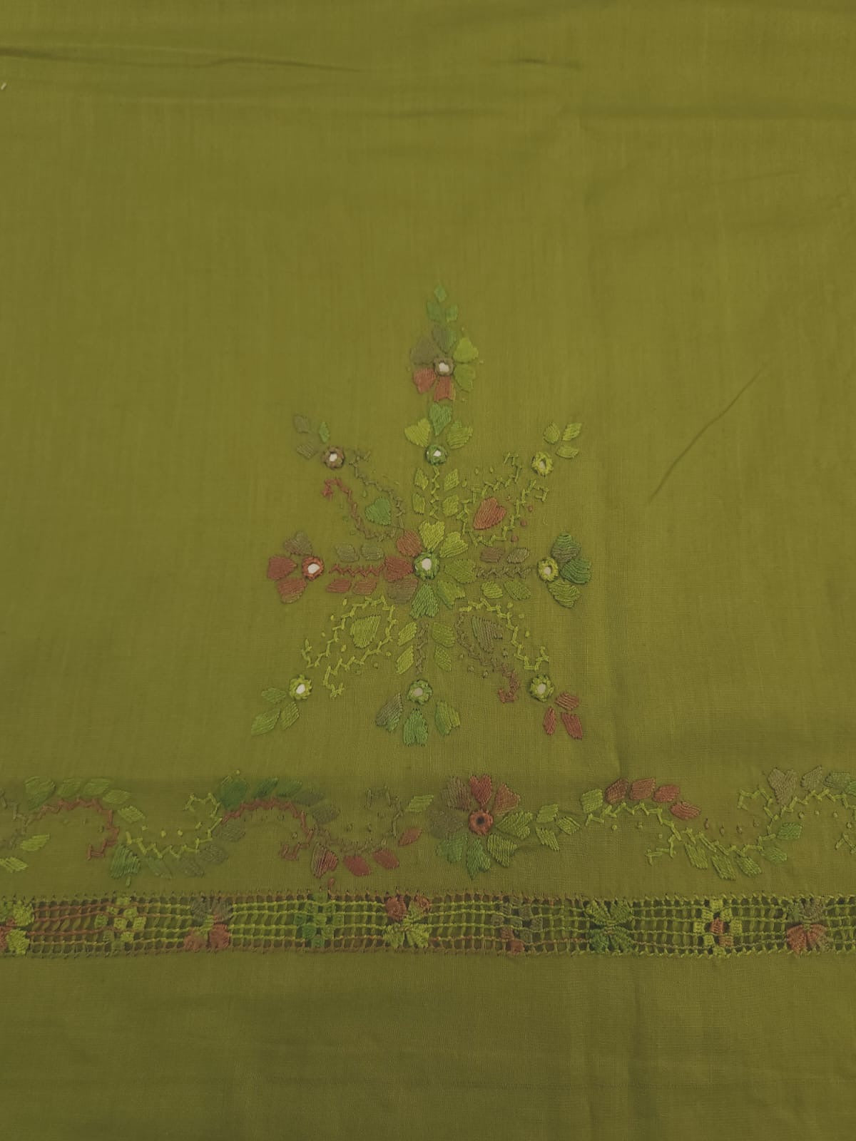 New shade Tarkashi lawn shirt