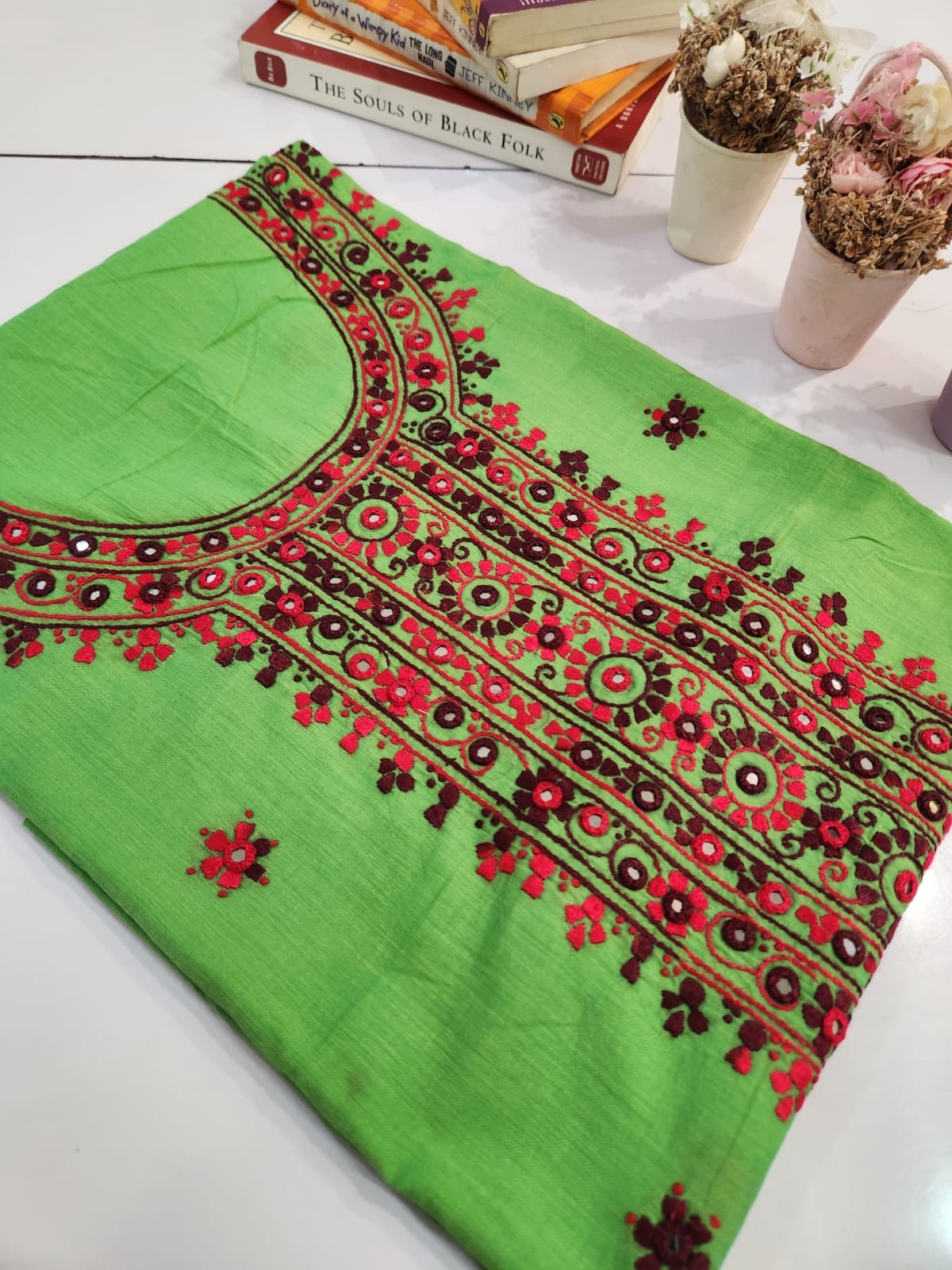 Branded Lawn hand embroidered shirt