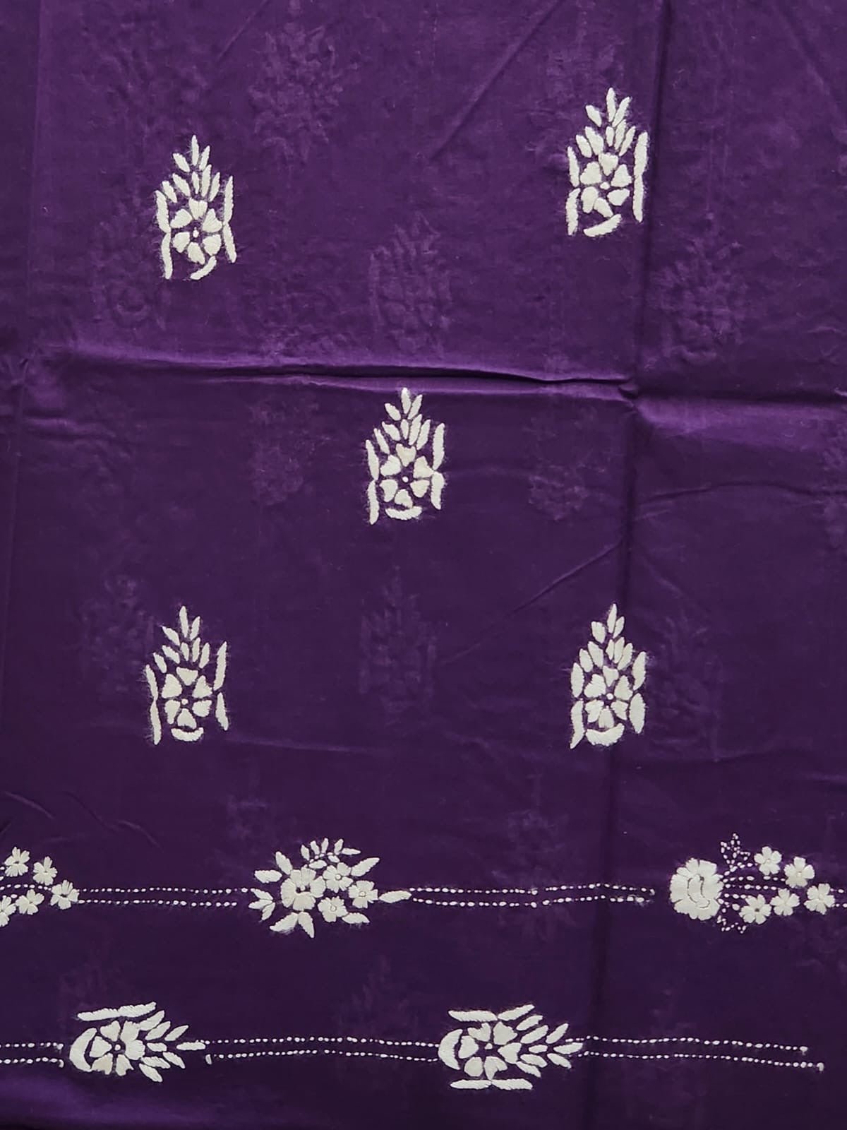 Lawn hand embroidered jaal style shirt