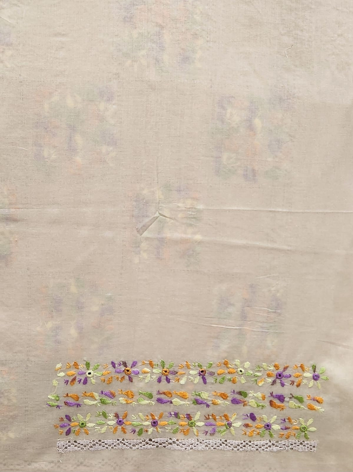 Tarkashi lawn hand embroidered shirt
