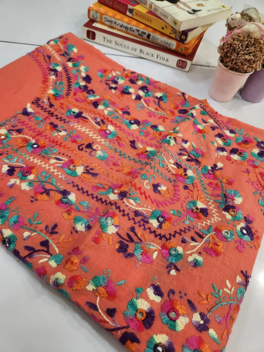 Most awaited lawn hand embroidered shirt