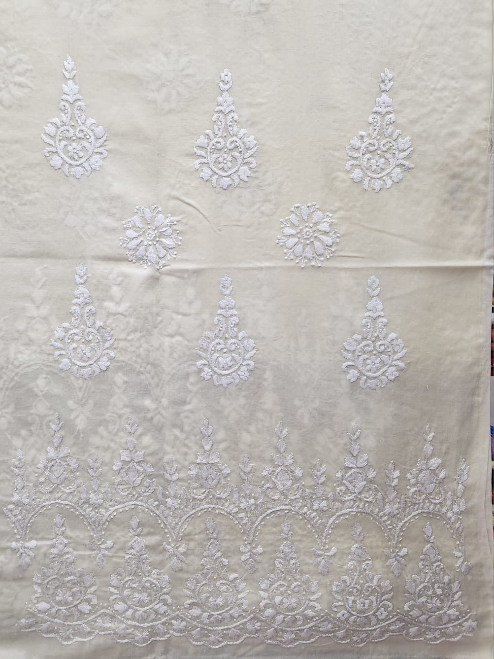 Branded lawn hand embroidered shirt