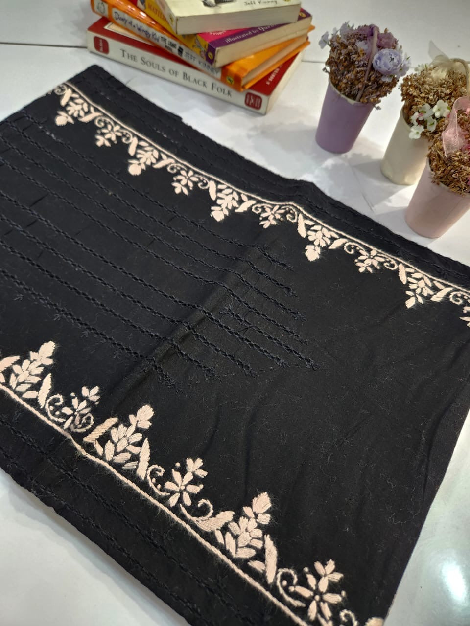 Tarkashi lawn hand embroidered shirt