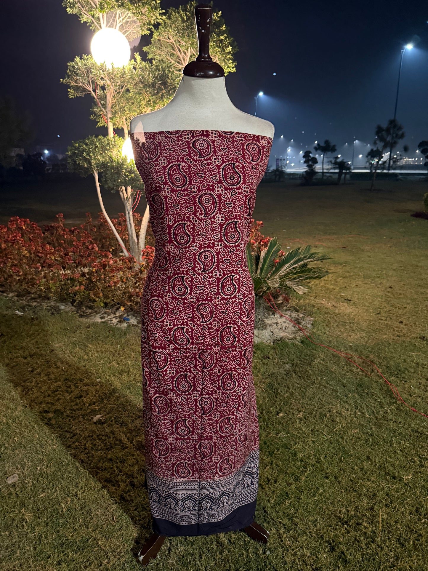Lawn Natural dyed shirt and dupatta