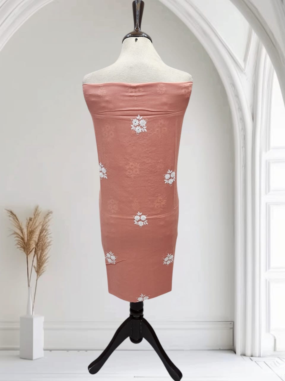 Tarkashi lawn hand embroidered shirt