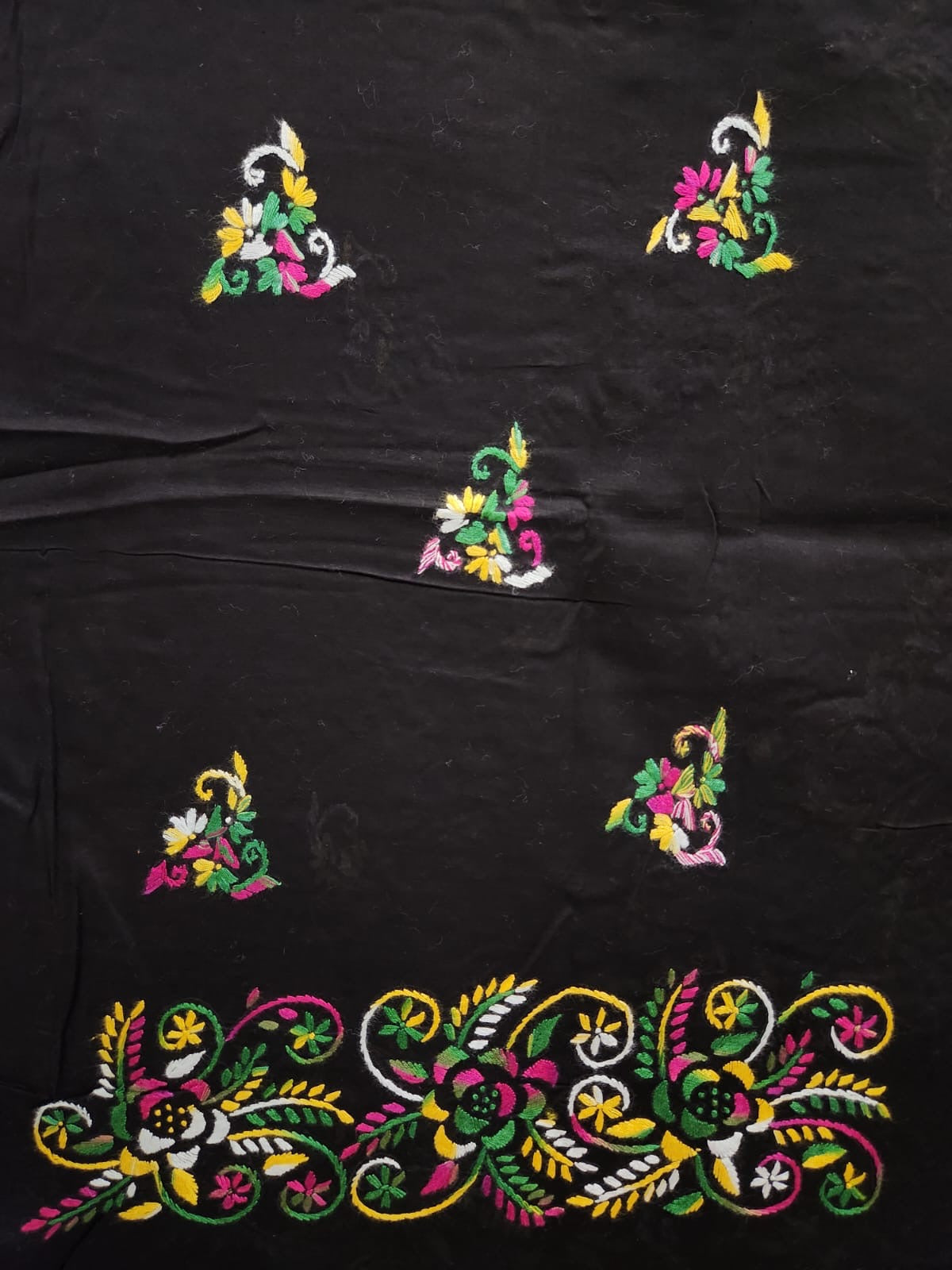 Lawn hand embroidered shirt