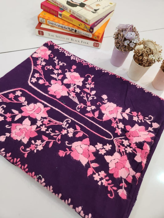 Most beautiful lawn hand embroidered shirt