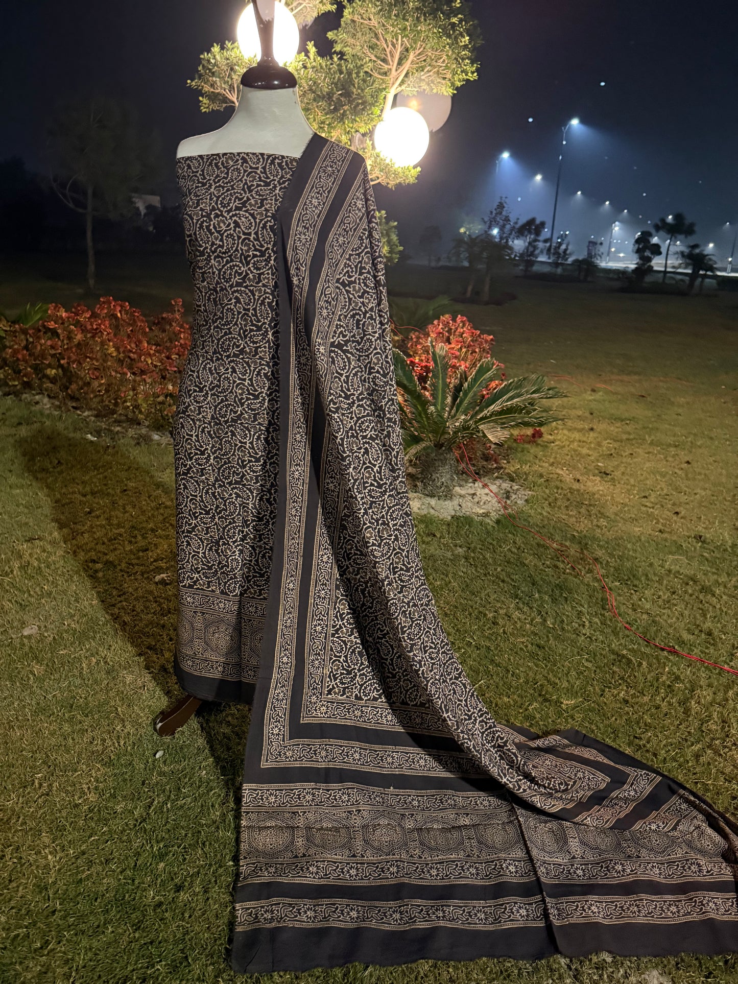 New shade Lawn Natural dyed shirt and Dupatta