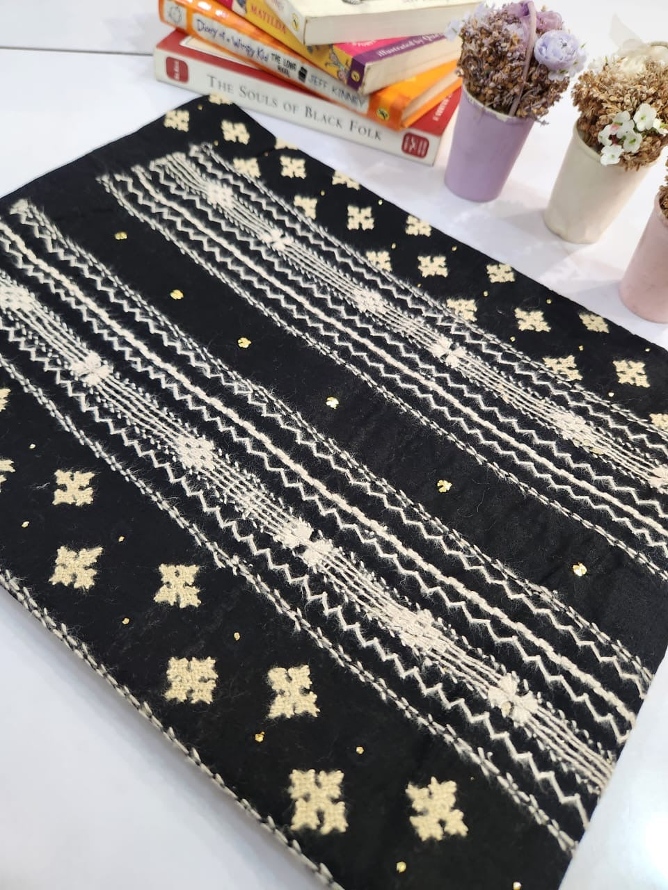 Tarkashi lawn hand embroidered shirt