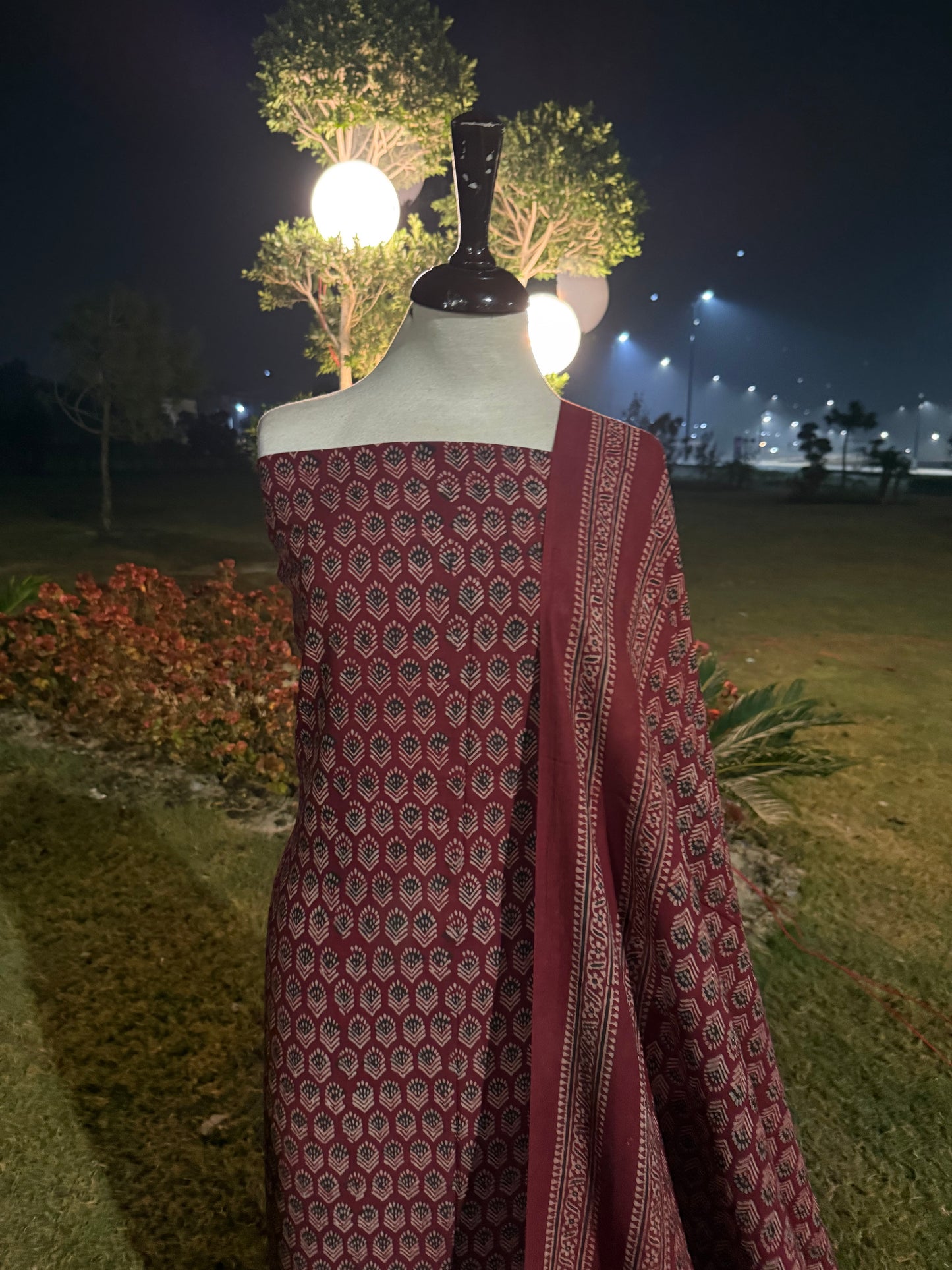 Lawn Natural dyed shirt and dupatta