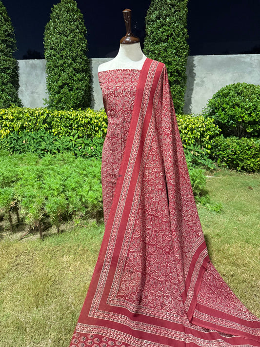 Lawn Natural dyed Shirt and dupatta