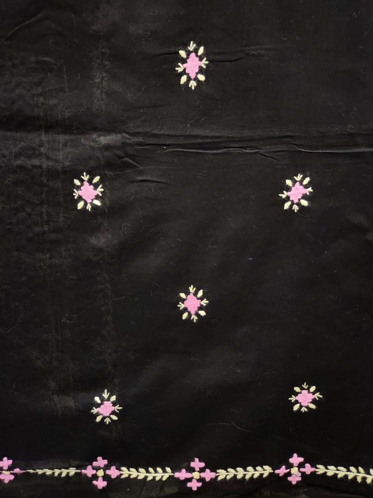 Most elegant lawn hand embroidered shirt