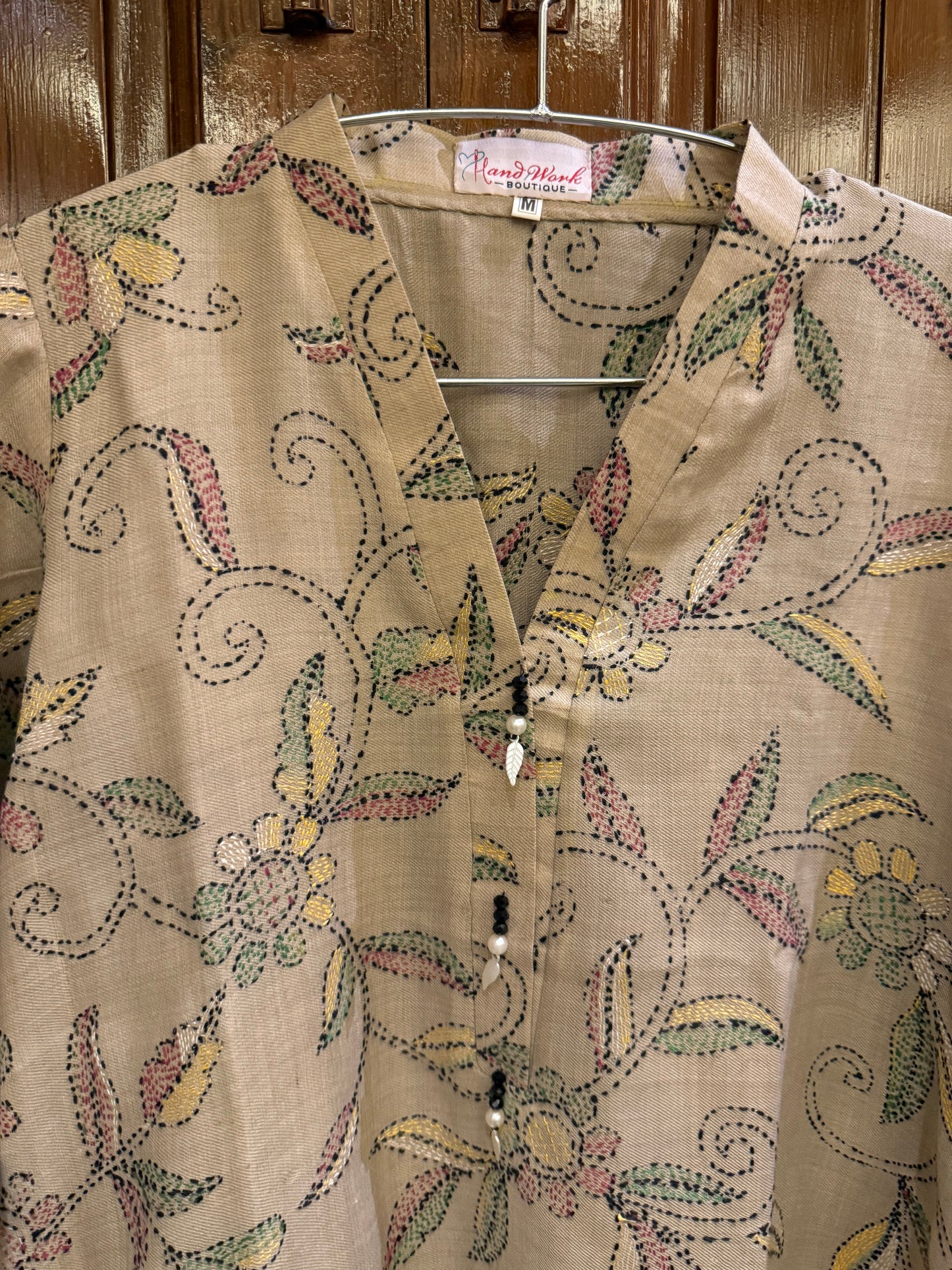 Pashmina Kanthakari Large size Kurta