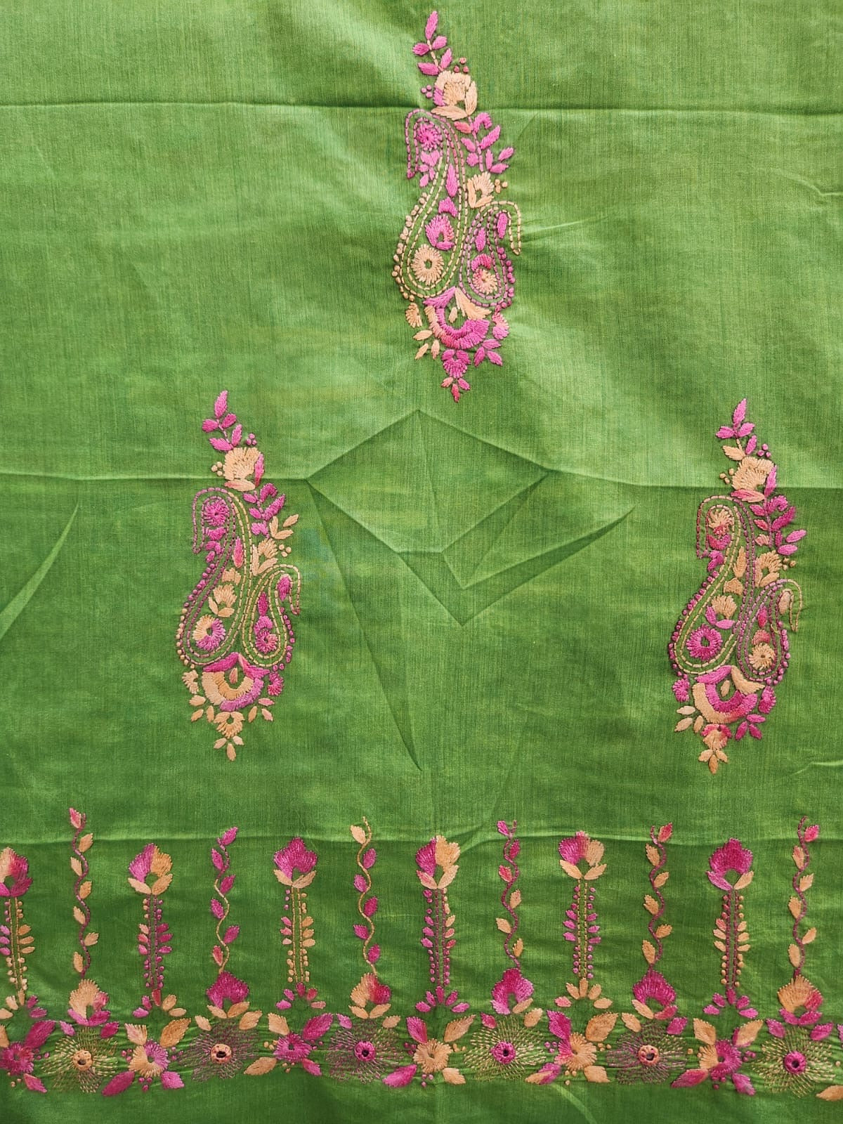Branded Lawn hand embroidered shirt