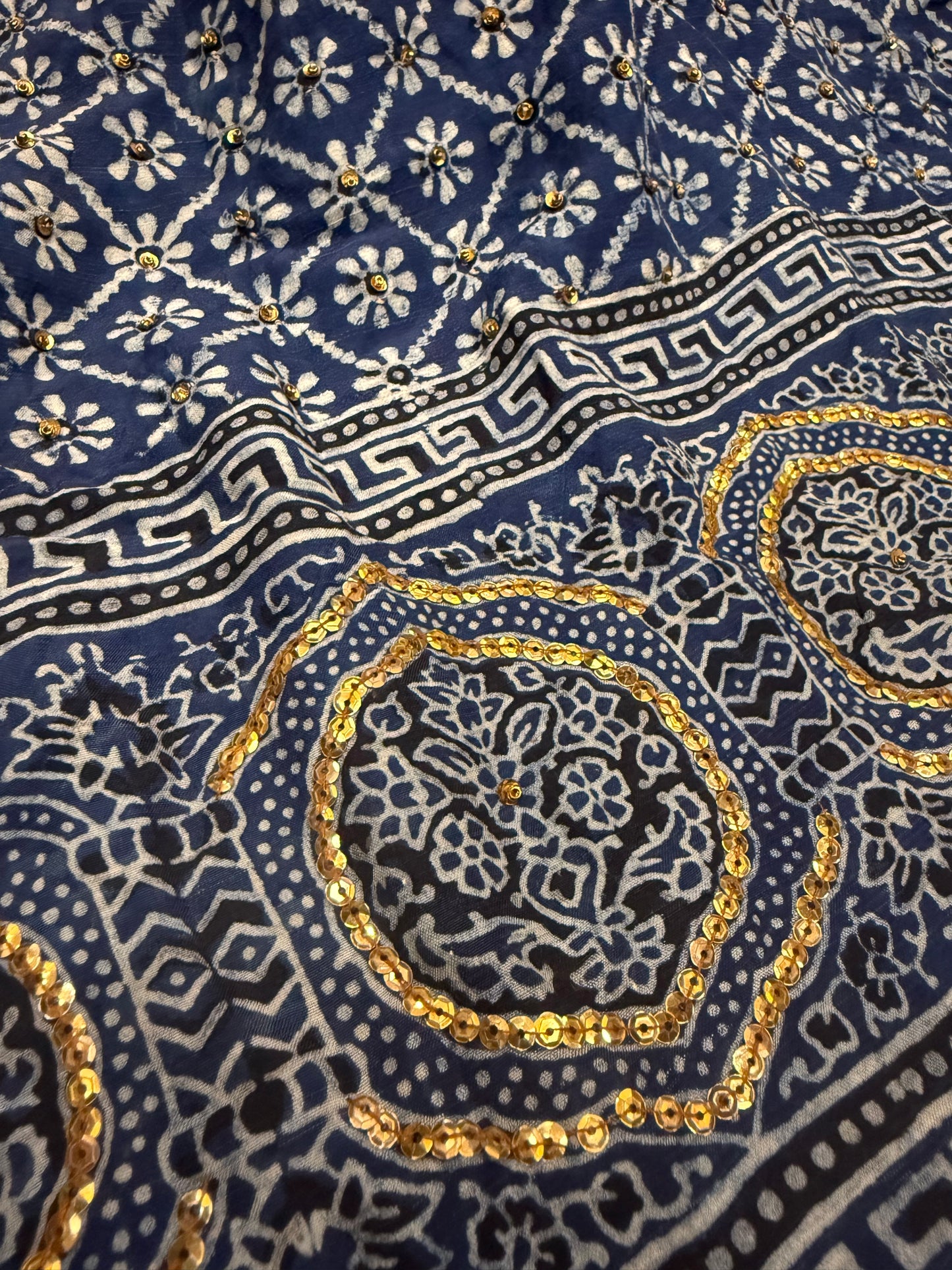 Raw silk shirt with dupatta