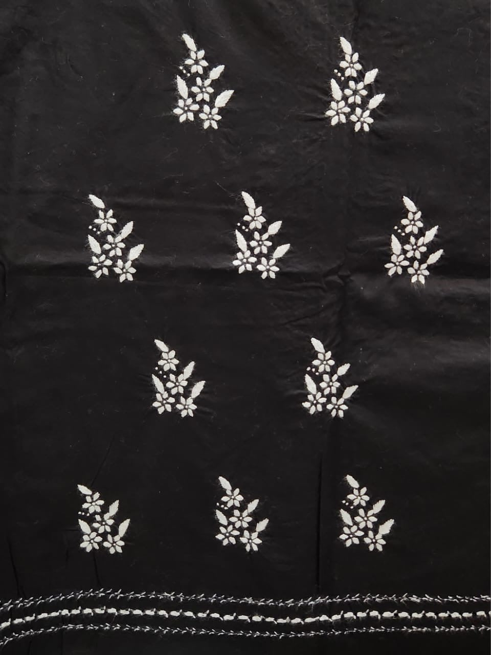 New arrival Tarkashi Lawn hand embroidered shirt Black