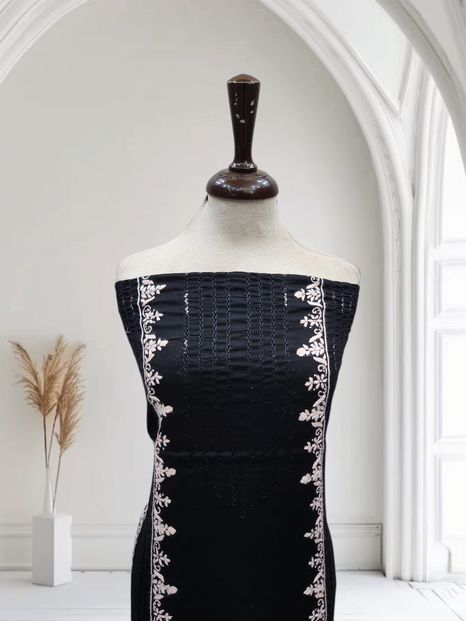 Tarkashi lawn hand embroidered shirt