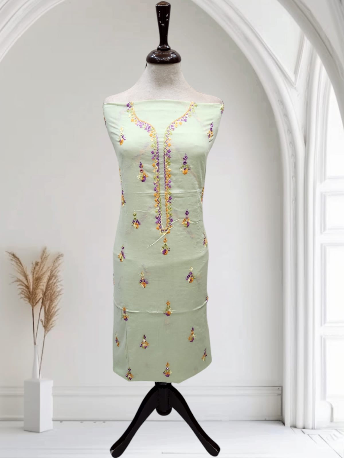 Best for Amma lawn hand embroidered shirt