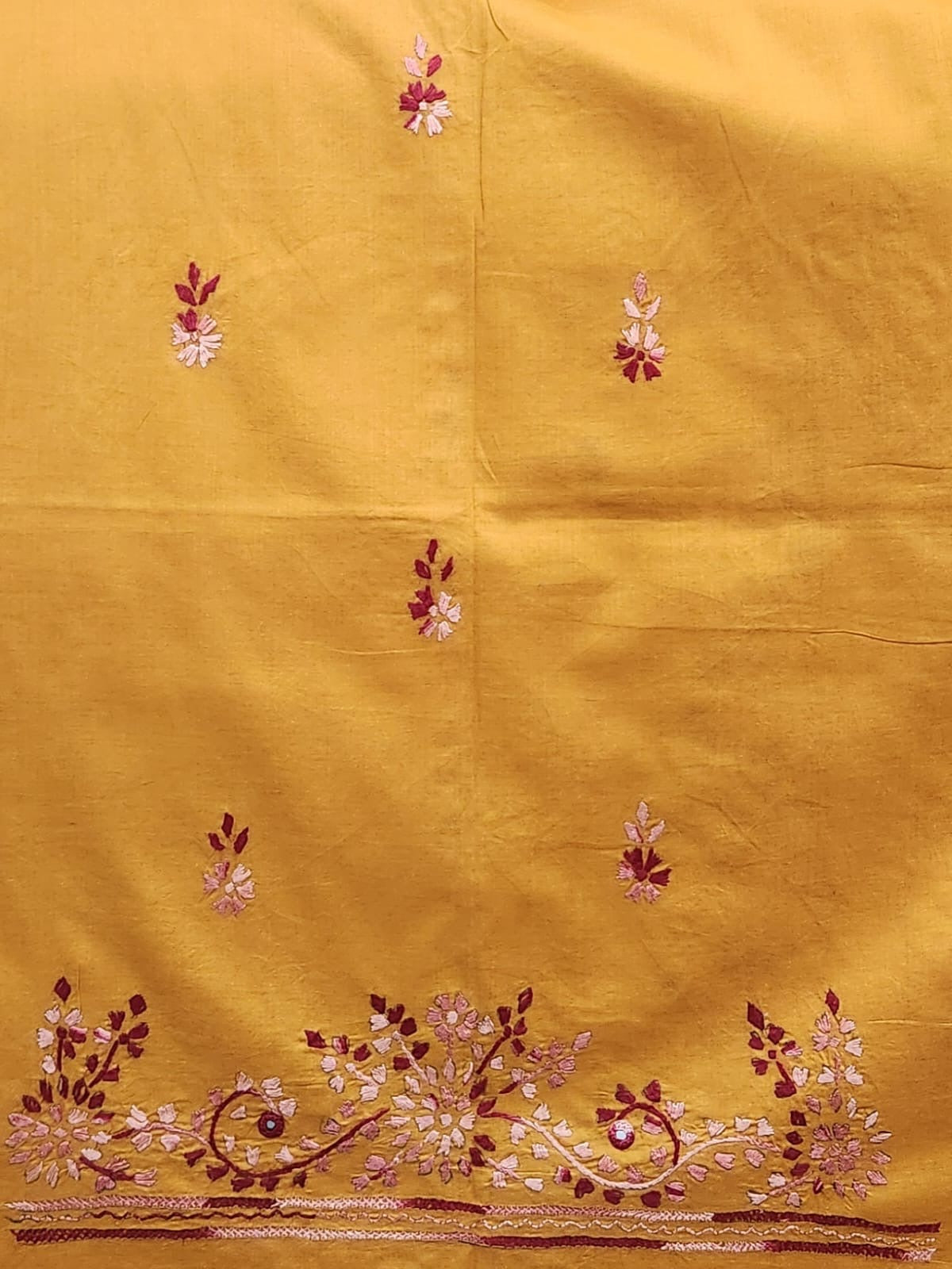 Patti style hand embroidered lawn shirt
