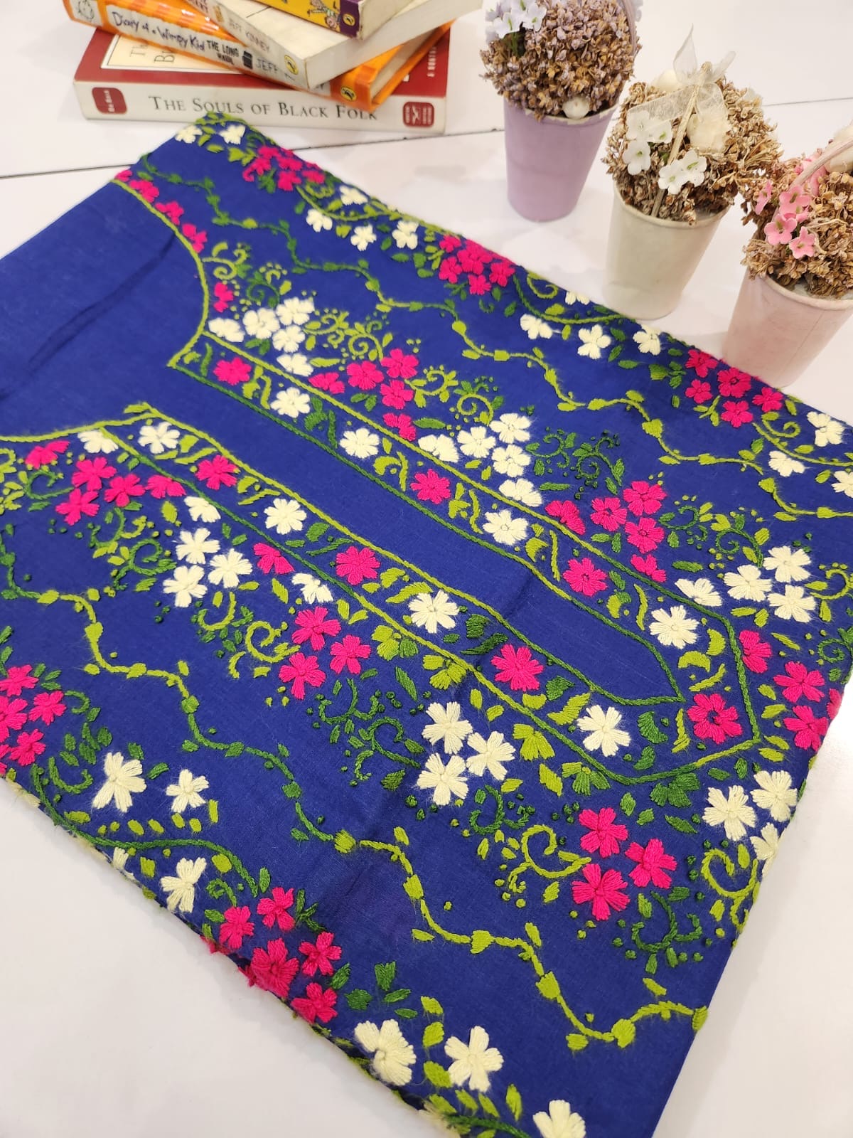 Lawn hand embroidered shirt