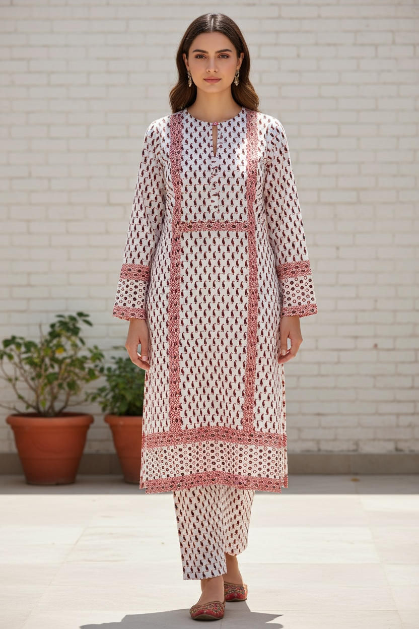 Linen Handmade Block Print Shirt and Trouser