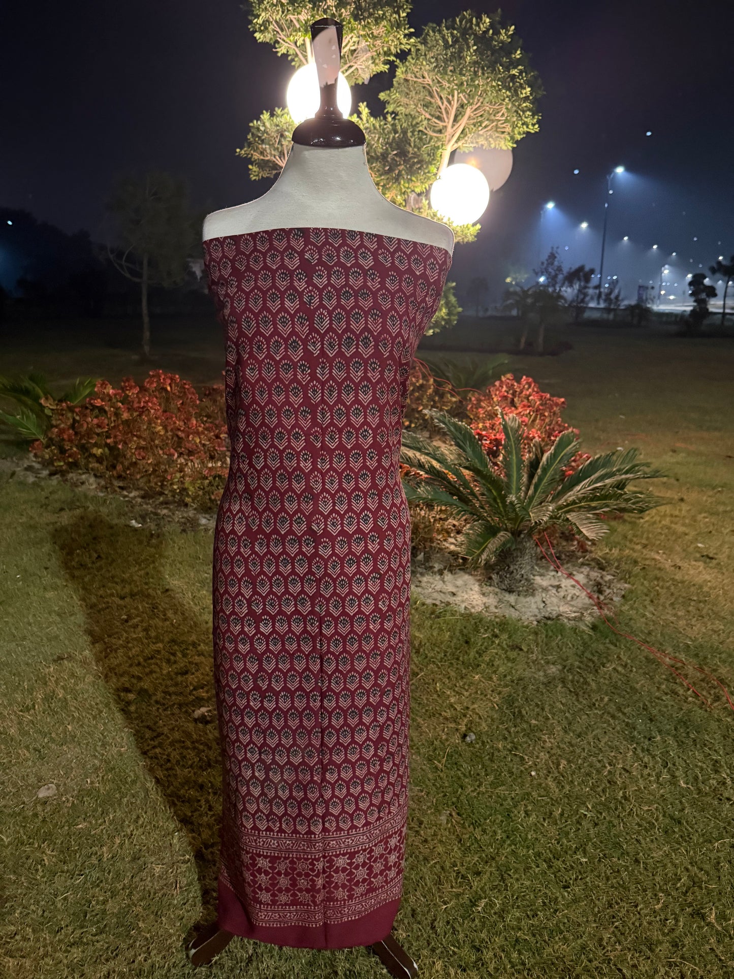 Lawn Natural dyed shirt and dupatta