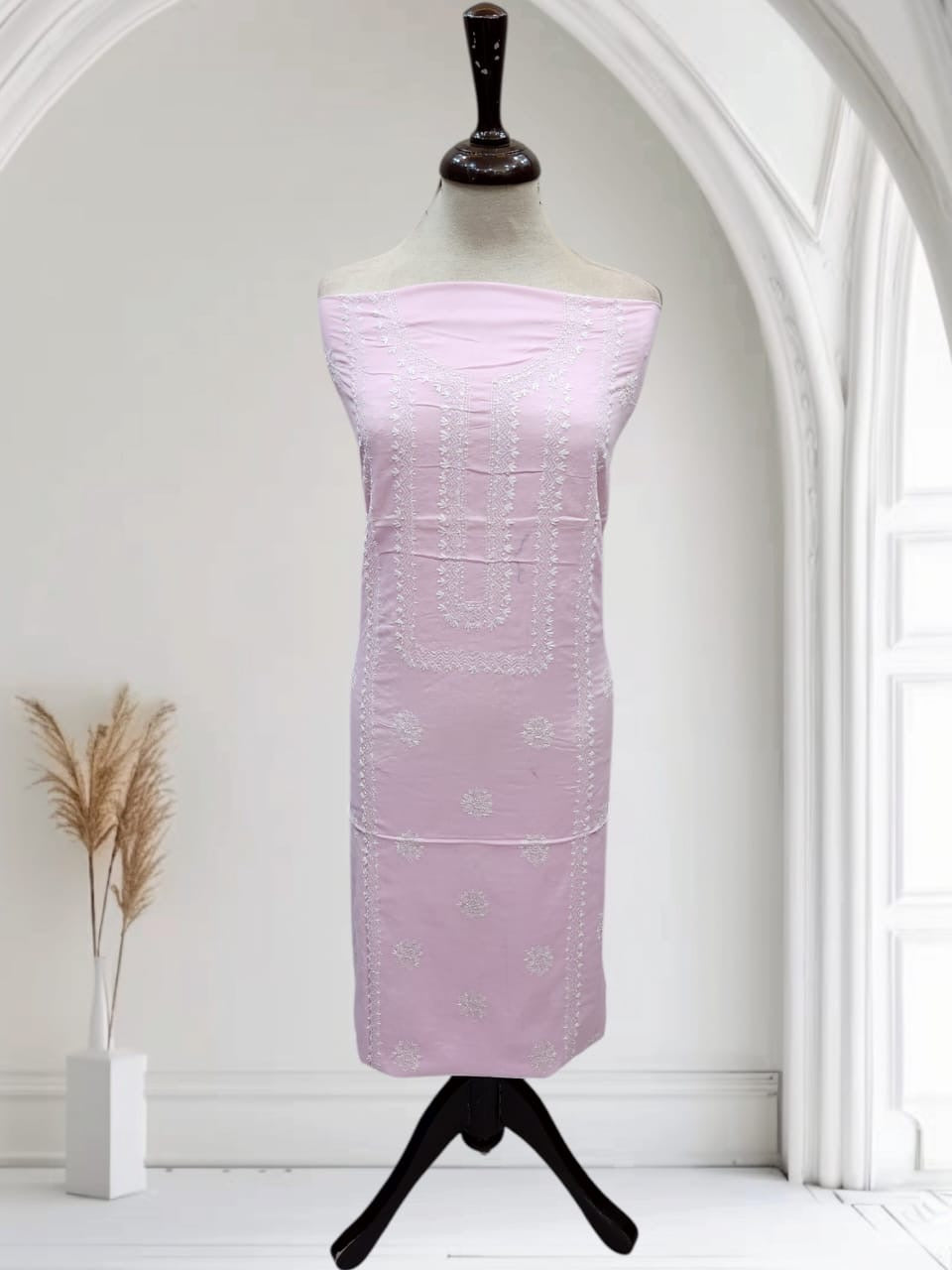 Kanthakari lawn hand embroidered shirt