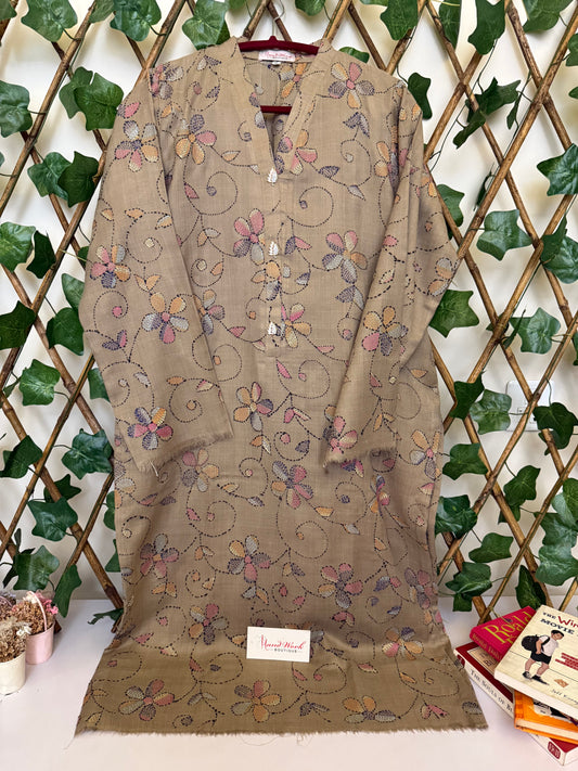 Unicorn 🦄 Shade pashmina kantha kurta size Medium