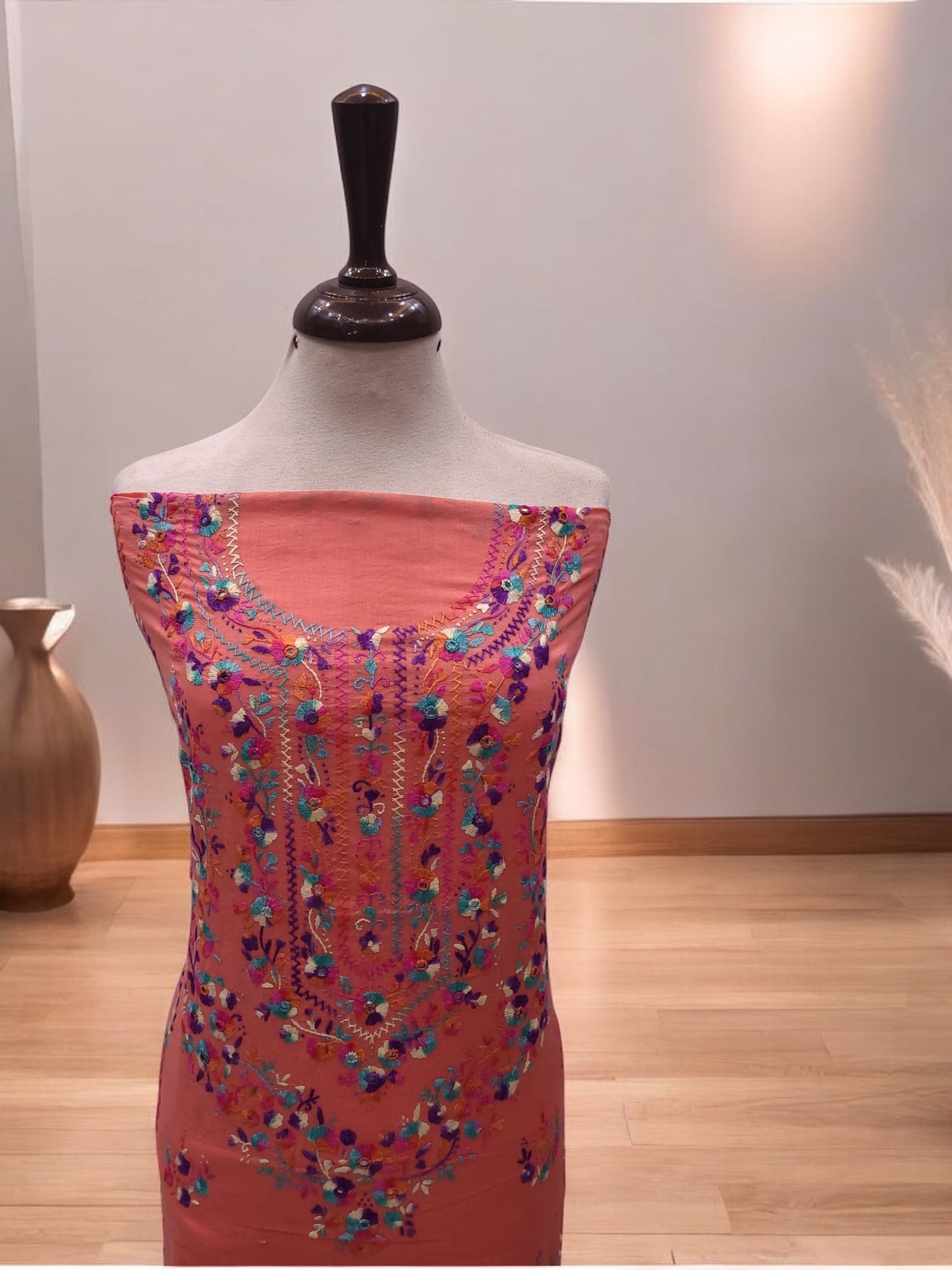 Rajanpuri Hand Embroidered Lawn Shirt