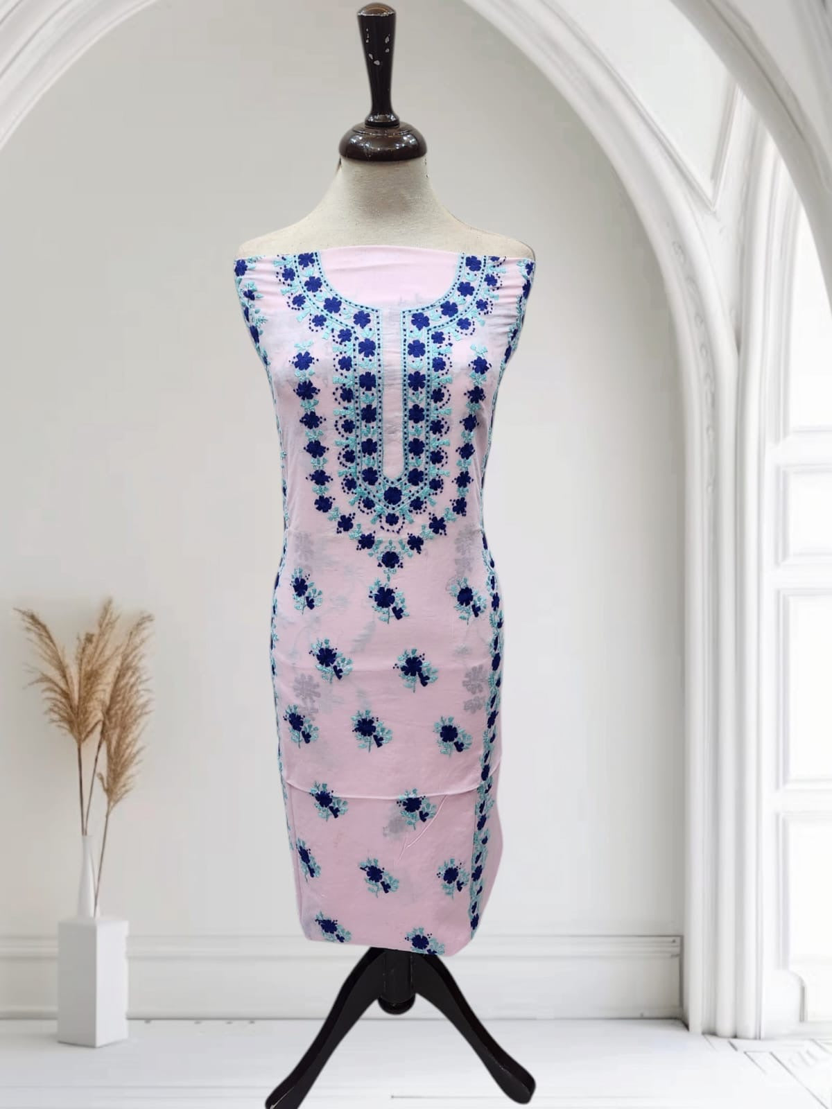 Lawn hand embroidered shirt