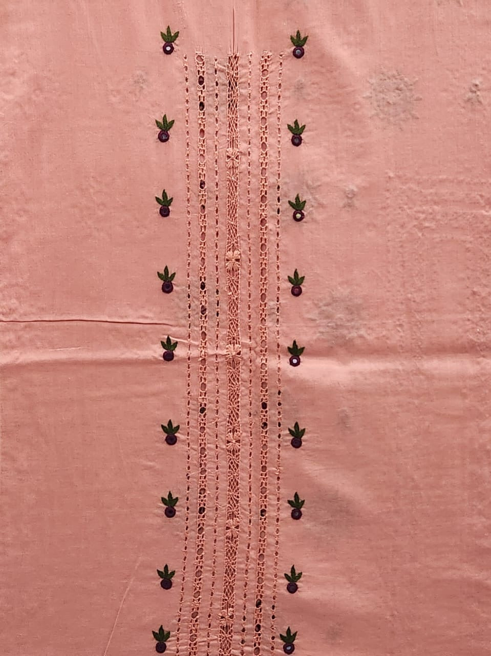 Tarkashi lawn hand embroidered shirt