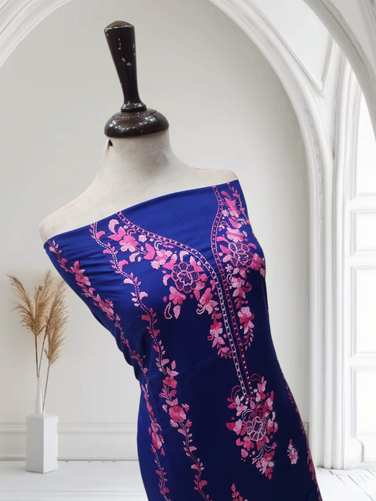 Lawn hand embroidered shirt