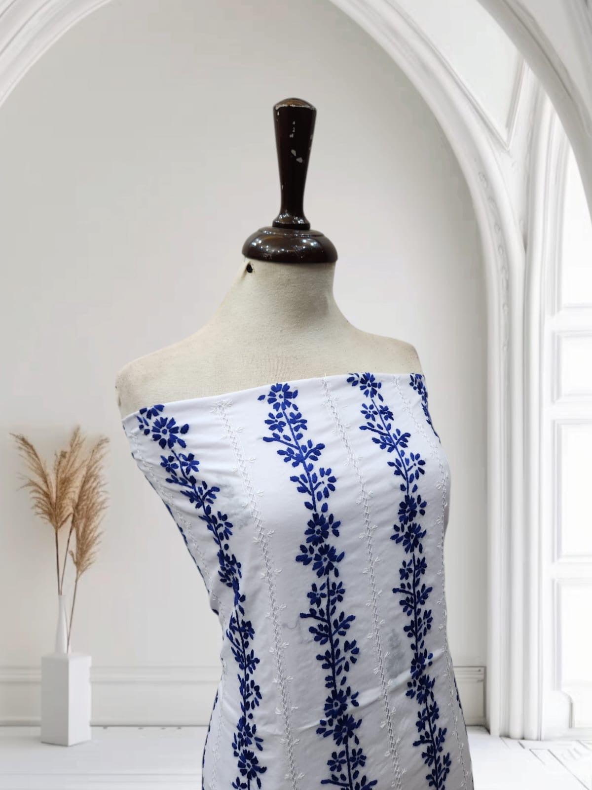 Tarkashi lawn hand embroidered shirt