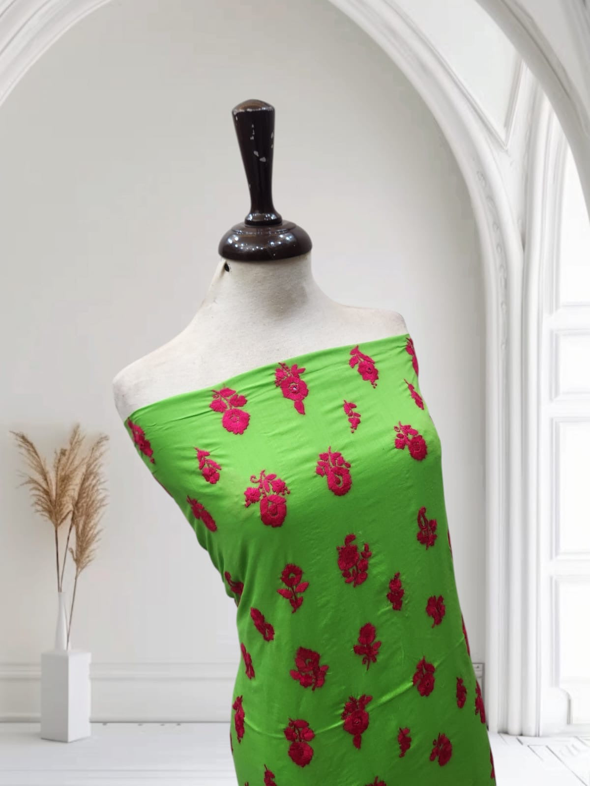 Branded lawn hand embroidered shirt