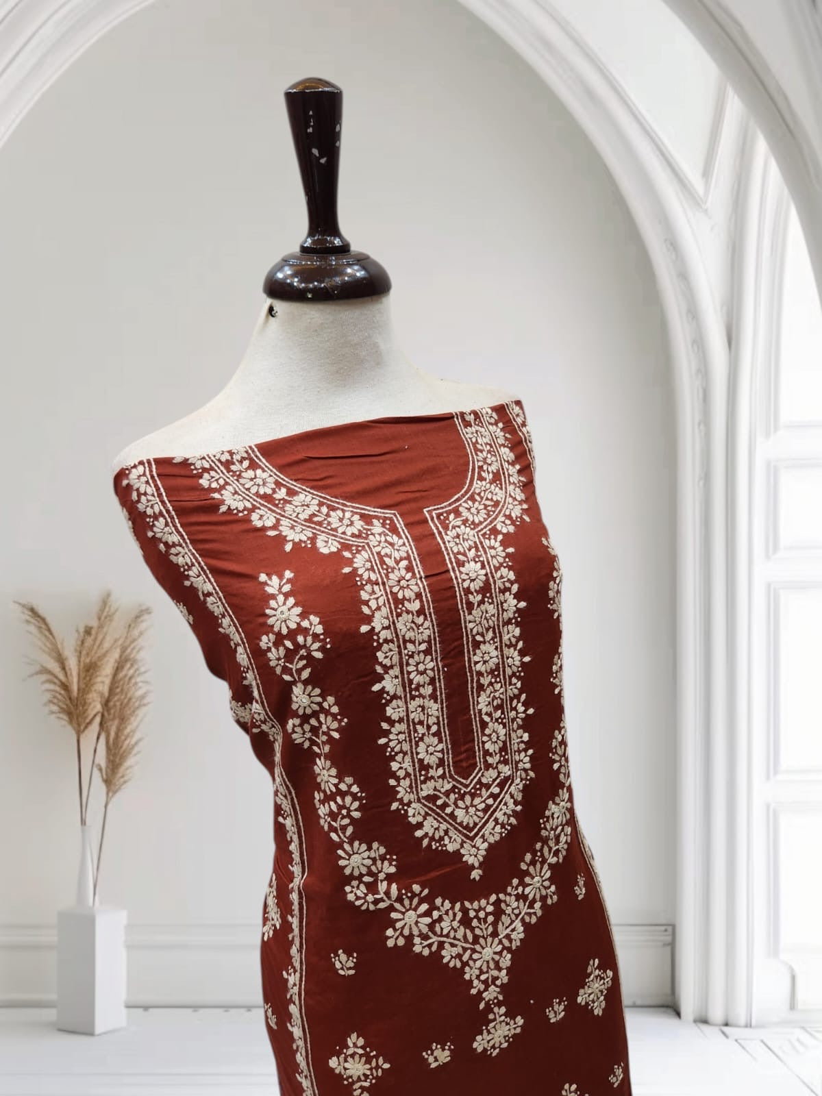 Budget friendly hand Embroidered lawn Shirt