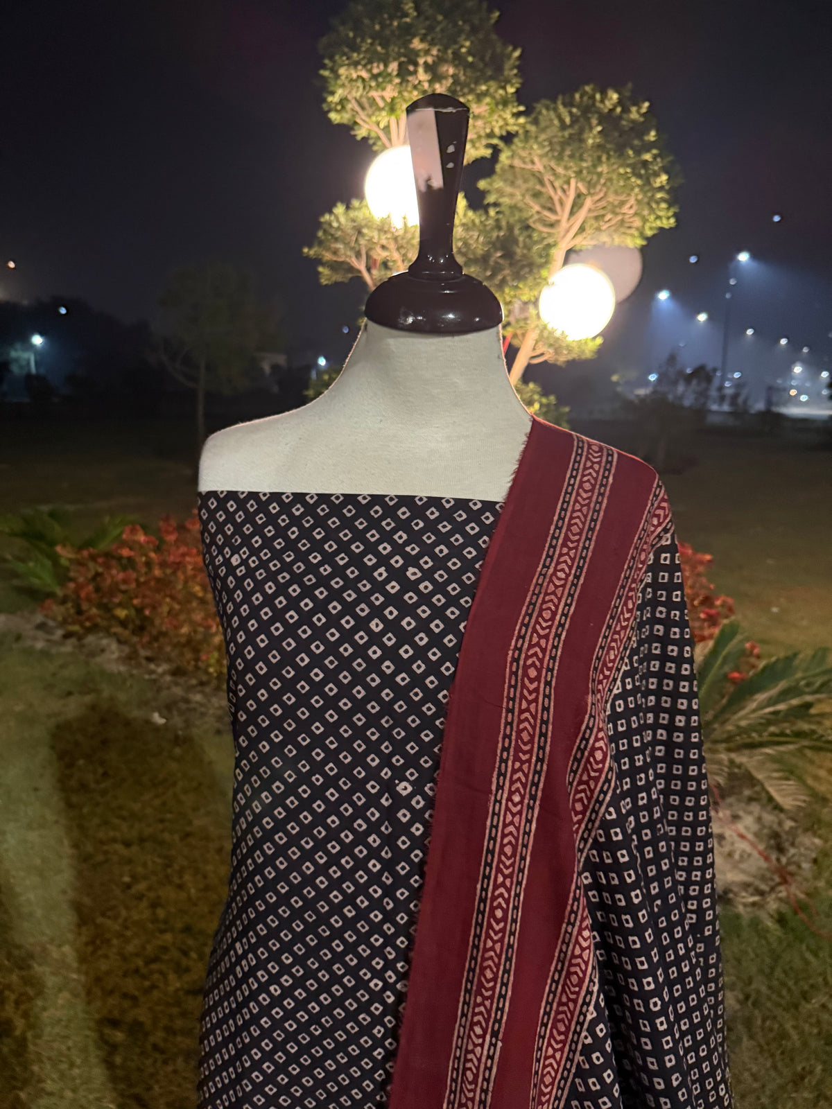 Lawn Natural dyed shirt and dupatta