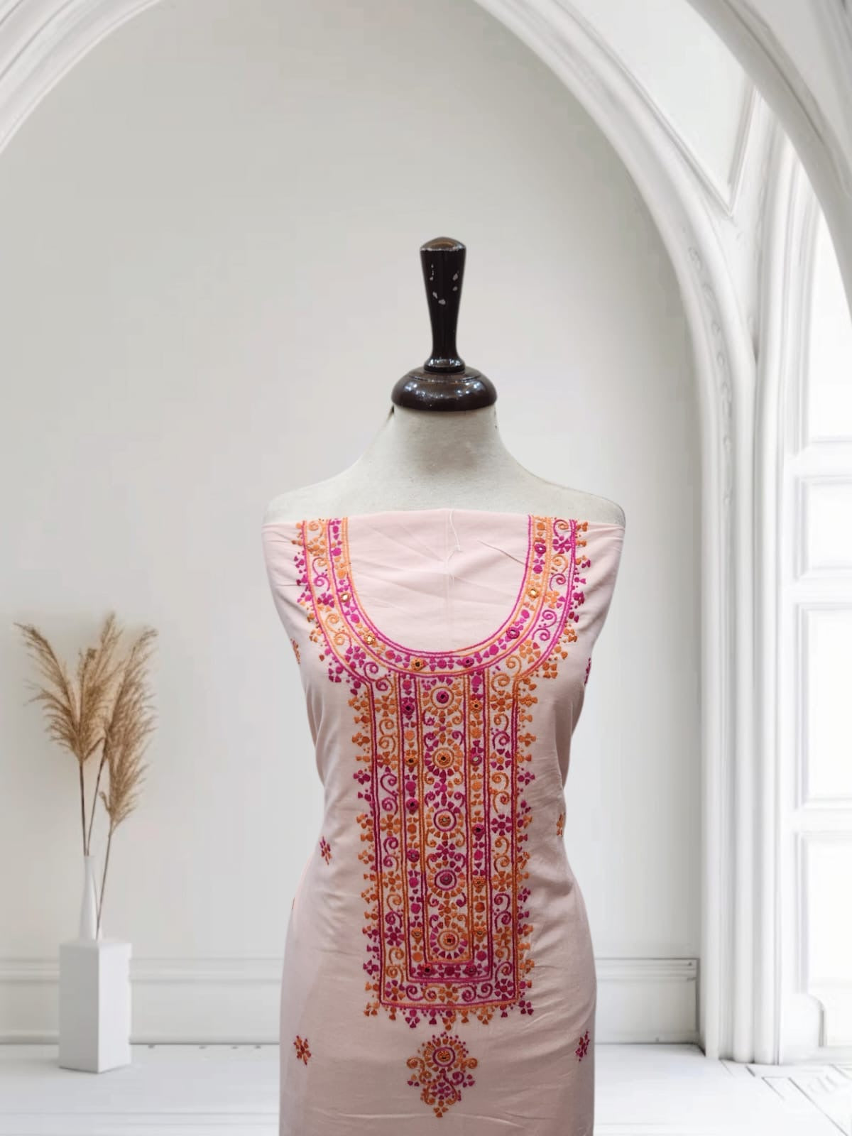 Branded lawn hand embroidered shirt