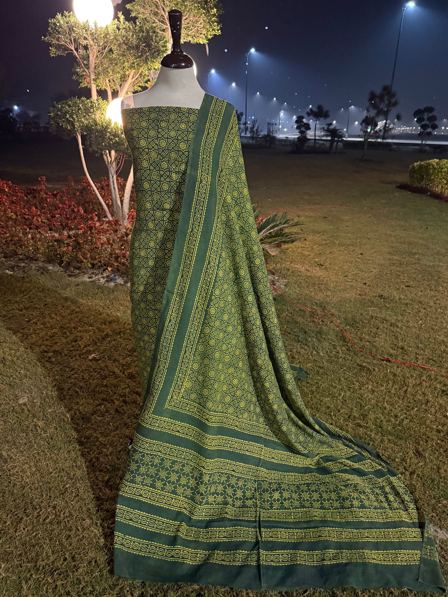 Lawn Natural dyed shirt and dupatta