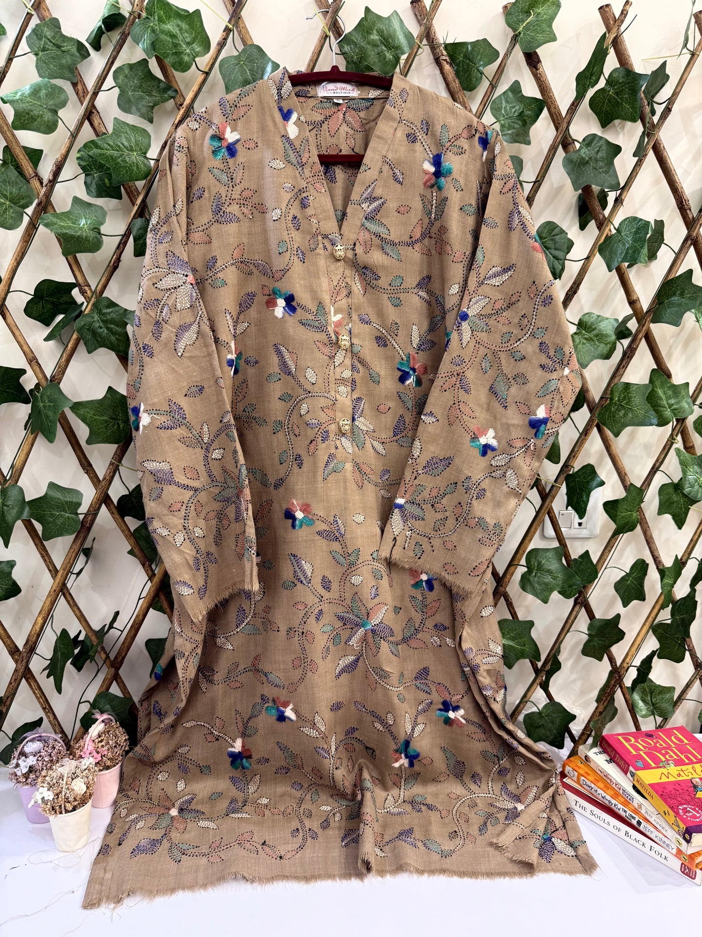 Pashmina Kantha Kurta size X-Large