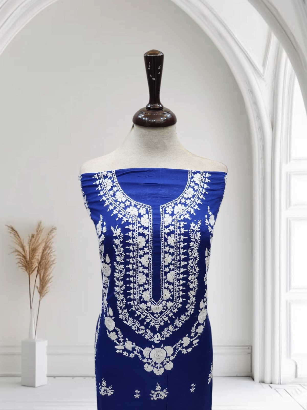 Lawn hand embroidered shirt