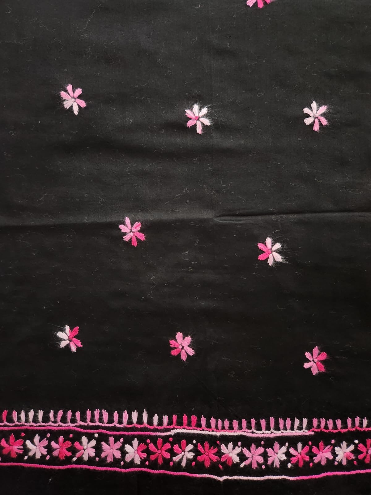 Lawn hand embroidered shirt
