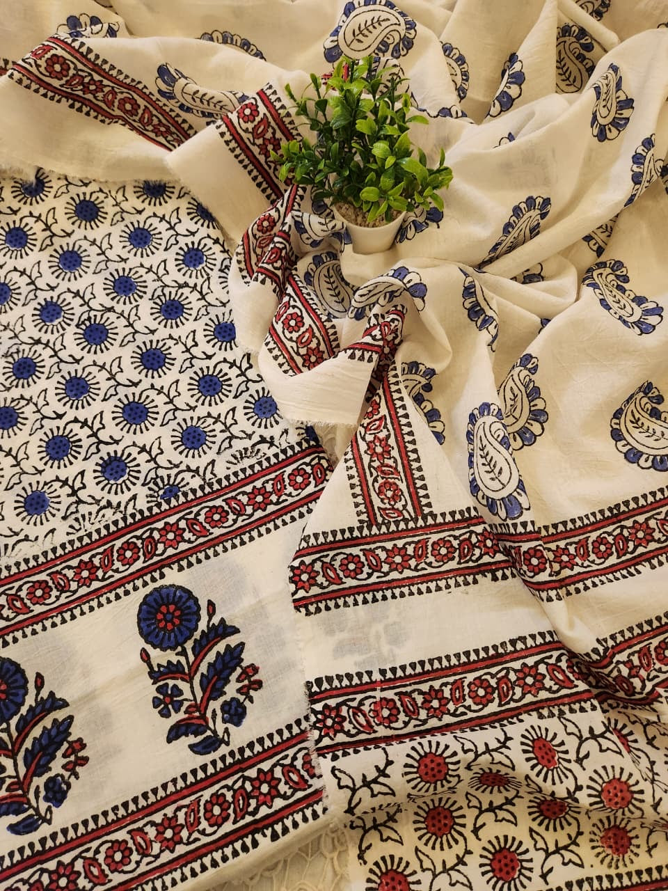 Boutique special lawn block print 2pc advance payment