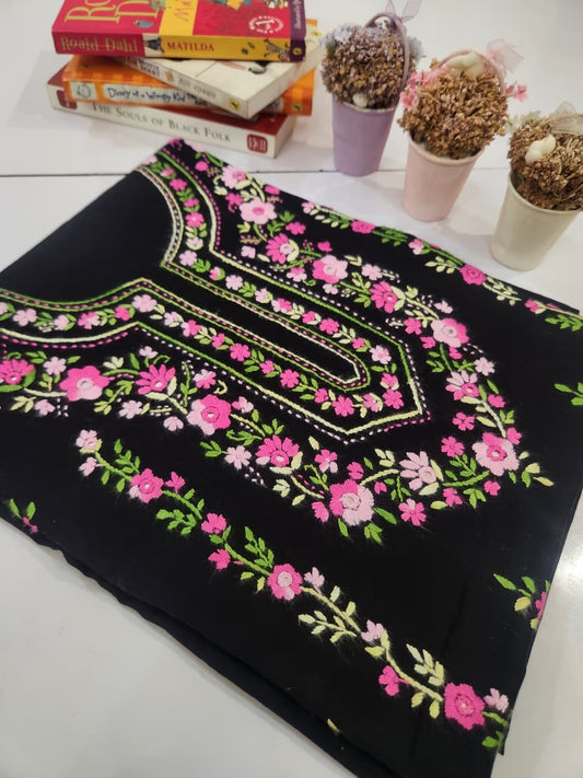 Premium lawn hand embroidered shirt