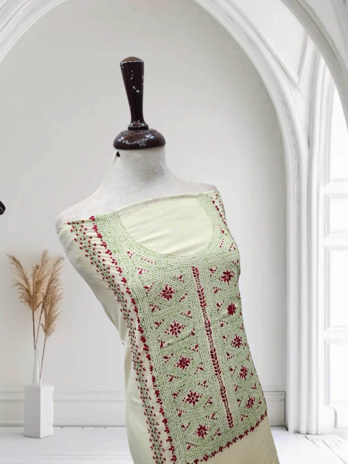 Kaccha tanka lawn shirt