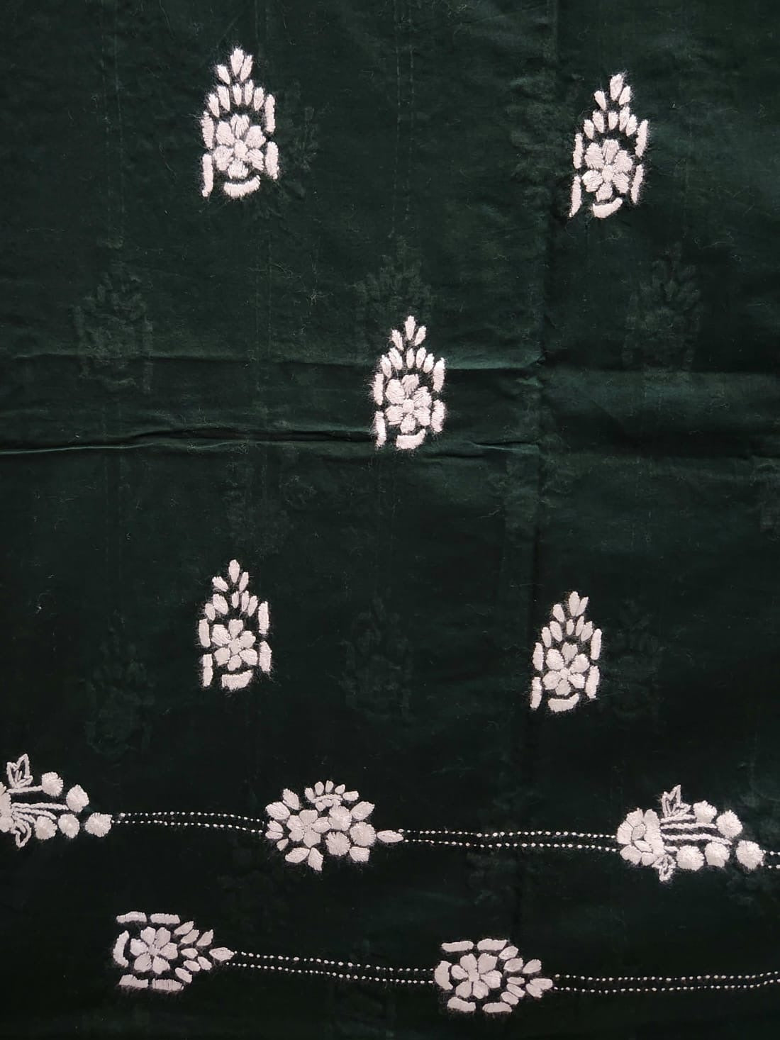 Lawn hand embroidered Jaal shirt