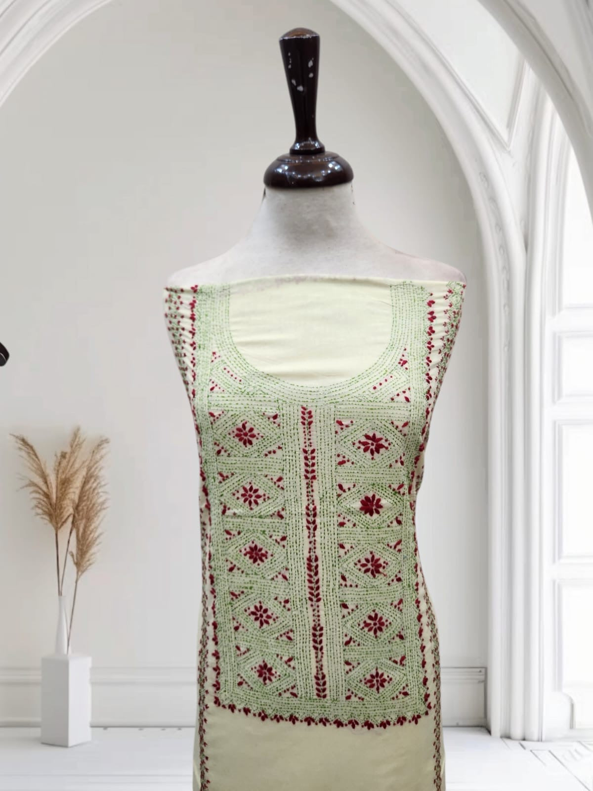 Kaccha tanka lawn shirt