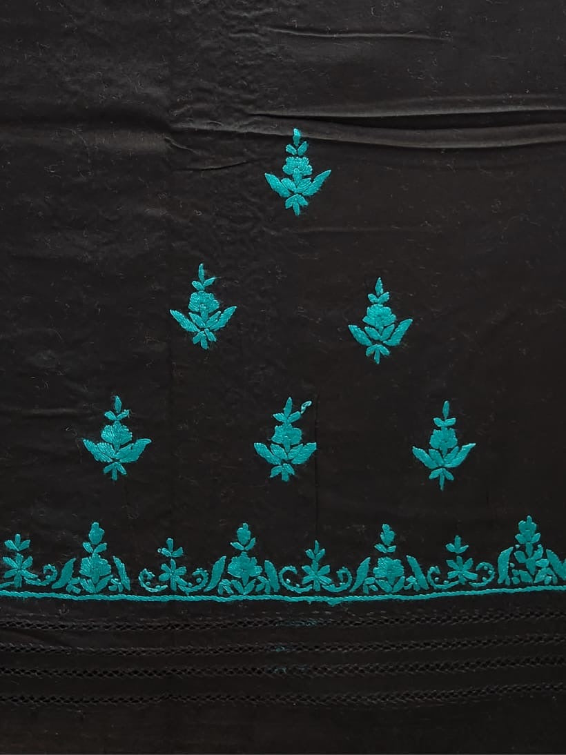 Tarkashi lawn hand embroidered shirt