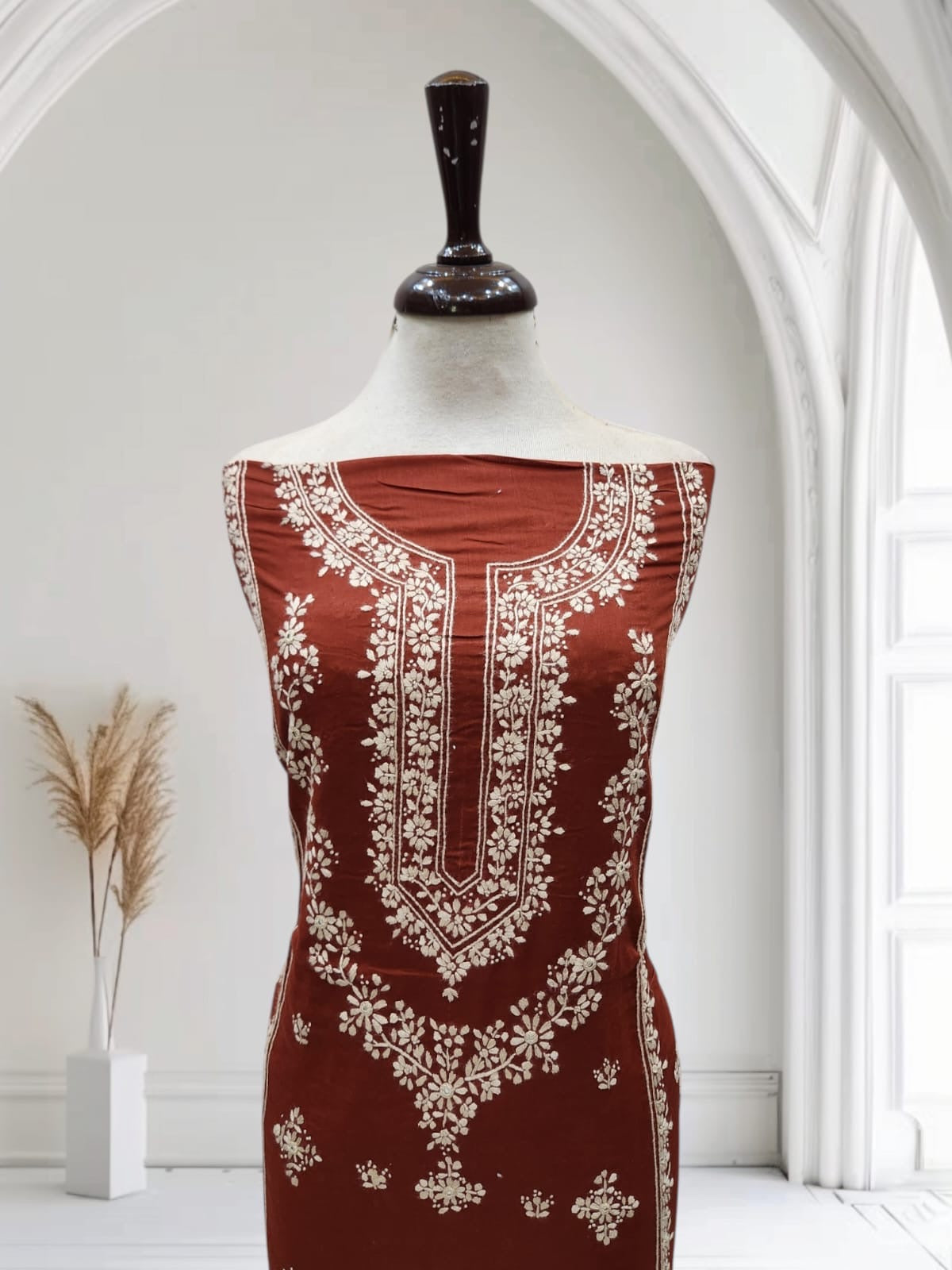 Budget friendly hand Embroidered lawn Shirt