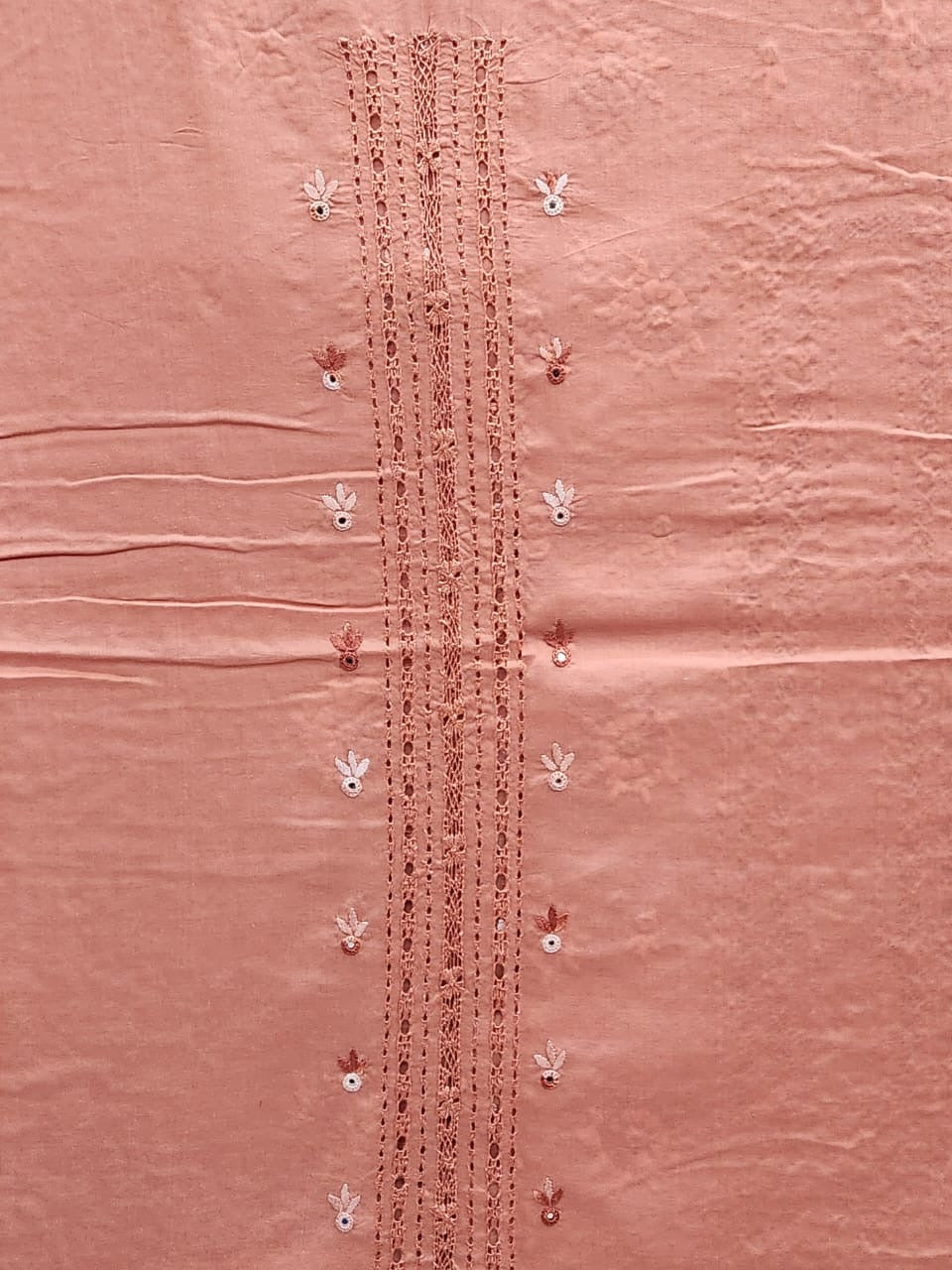 Tarkashi lawn hand embroidered shirt