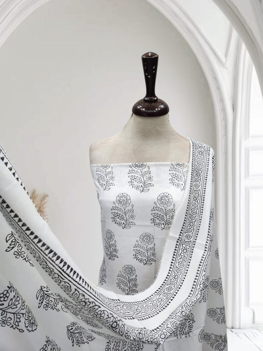 Lawn block print 2pc